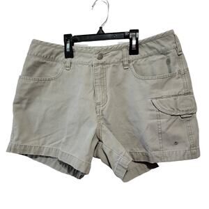 The North Face Womens Shorts Khaki A5 Series Midrise Size 8